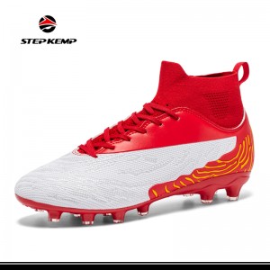 Custom nga Football Boots Athletic Spike Team Outdoor Training Sa Indoor Soccer Cleats Shoes