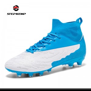 Pêlavên Futbolê yên Xweserî Athletic Spike Team Training Outdoor Soccer Cleats Shoes