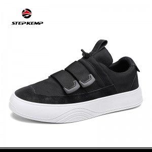 Mens Self-Operated Injection Shoes PVC Outsole Skateboard Sneaker