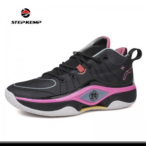 Breathable Mesh Sneakers Fashionable Comfortable and Non-Slip Running Basketball Shoes