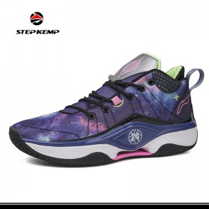 Basketball Shoes High Top Ultra-Light Fashion Anti Slip Breathable Sneakers