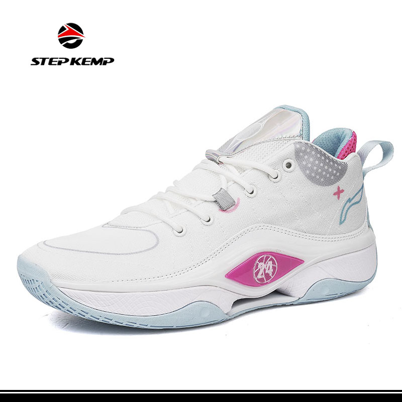 Basketball Shoes High Top Ultra-Light Fashion Anti Slip Breathable Sneakers