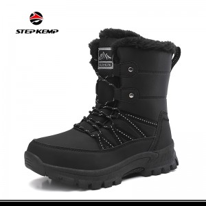 Womens Mens Winter Hiking Boots Warm Plus Lining Snow Boots