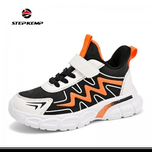 Boys Athletic Gym Running Sport Shoes Lightweight Breathable Sneakers