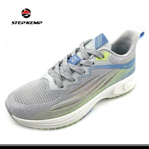 Knitted Upper Full Palm Air Cushion Non-Slip Cushioning Limit Running Shoes