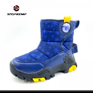 Giày đi mưa mùa đông cho trẻ em cách nhiệt Giày đi tuyết bùn chống nước ấm áp