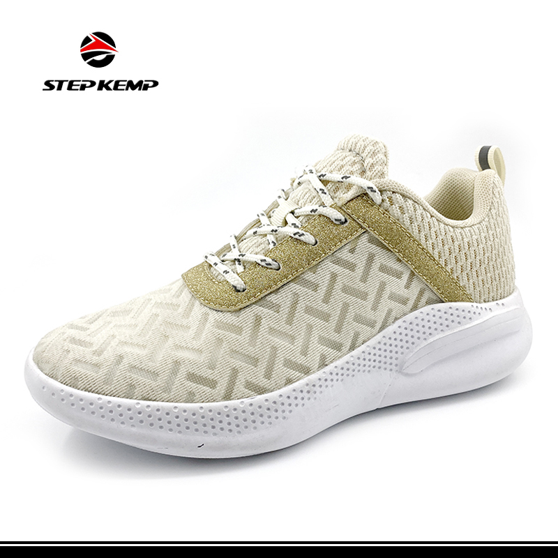 Women′s Breathable and Comfortable Fly Woven Running Shoes