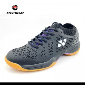 Mens Lightweight Sneaker Fashion Indoor Court Shoes Suitable for Pickleball Badminton