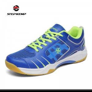 Womens Mens Lightweight Sneaker Fashion Indoor Court Shoes ເຫມາະສໍາລັບ Badminton