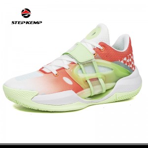Degrade Spor Ayakkabıları Yüksek Ribaund Tenis Ayakkabıları ile Moda Basketbol