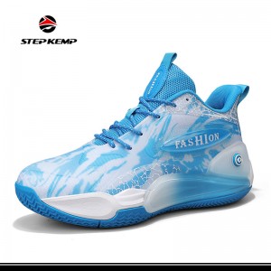 Unisex Mids Top Sneakers Youth Gym Basketball Inkweto