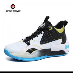 ຂາຍສົ່ງລາຄາຖືກ Brand Mens Sneakers Breathable Basketball Shoes