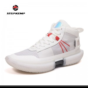 Low Top Running Shoes kanggo Pria Anteng Breathable Mesh Walking Sneakers Atletik