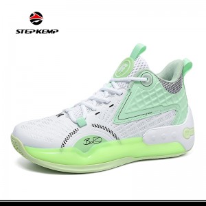 ຂາຍສົ່ງລາຄາຖືກ Brand Mens Sneakers Breathable Basketball Shoes