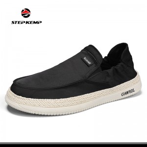Wholesale Casual Mens Slip on Canvas Shoes Leisure Loafers