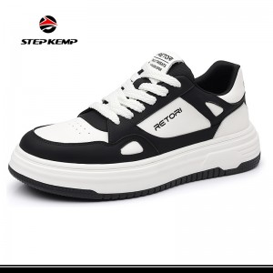 Mga naka-istilong classic sneakers na low-cut na kumportableng cushioning sports lace-up na sapatos