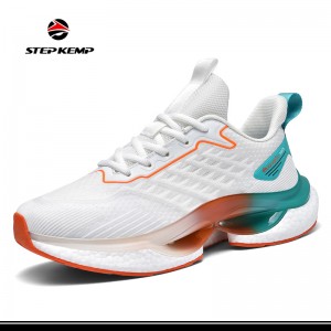 Mens Soft Outsole Gym Jogging Walking Sneakers