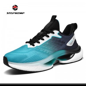 Mens Soft Outsole Gym Jogging Walking Sneakers