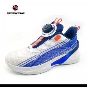 Boy Athletic Running Fashion Sneakers Walking Breathable Fitness Shoes