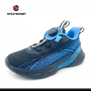 Boy Athletic Running Fashion Sneakers Walking Breathable Fitness Shoes