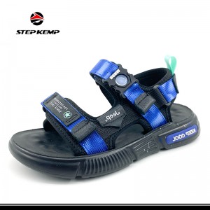 Летни спортски сандали за момчиња авантуристички прилагодливи ремени