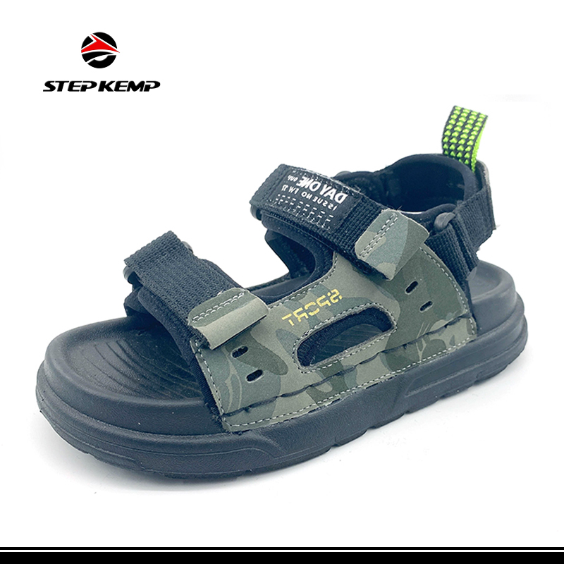 Boys Outdoor Hiking Athletic Open-Toe Beach Summer Pool Sandal Shoes