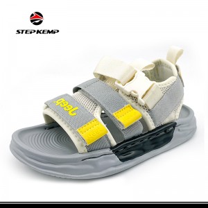 Sandal Olahraga Anak Laki-laki Sepatu Slide Luar Ruangan Ujung Terbuka Musim Panas