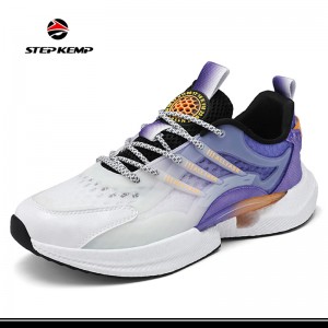 Men′s Running Lightweight Breathable Comfortable Walking Shoes