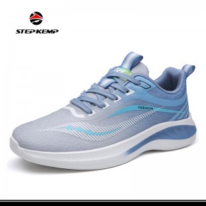 I-Comfortable Fly Knit Mesh Material Sneaker Men Sport Shoes for Running