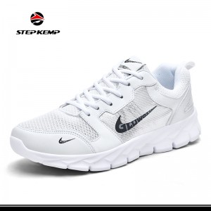 Fashion Breathable Sneakers Unisex Mesh Soft Sole Casual Athletic Shoes