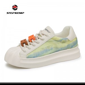 Mens and Women's Shell Head Trend Breathable Casual Board Shoes