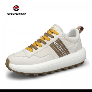 New Breathable Lace up Sneakers Men Women Casual Walking Sports Running Shoes