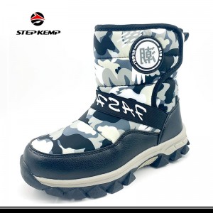 Snow Boots Fashion Style Outsole Waterproof Long Kids Winter Children's