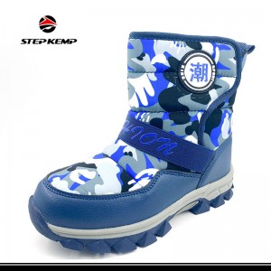 Snow Boots Fashion Style Outsole Waterproof Long Kids Winter Children′s