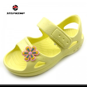 Детски сандали Горещи летни модни плоски детски обувки против приплъзване Прекрасни чехли