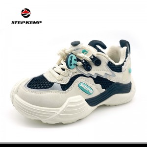 Boys Girls Sneakers Kids Lightweight Breathable Athletic Running Tennis Fitness Shoes