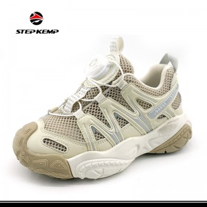 Boys Girls Kids′ Sneakers Mesh Sports Breathable Lightweight Running Shoes
