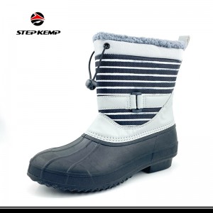 Children′s Winter Snow Boots with Cushioned Hight-Calf Height Boots