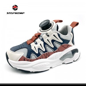 Kids Breathable Sneakers Mesh Lightweight Easy Walk Casual Sport Shoes