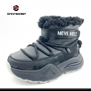 Модне вањске водоотпорне дечије ципеле планинарске чизме за снег за девојчице и дечаке