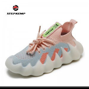Fly Knitting Breathable Kids Baby Walking Casual Running Shoes