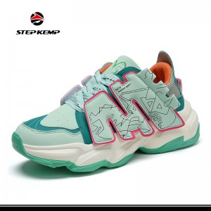Men′s Women′s Breathable Gym Athletic Running Walking Comfortable Platform Shoes