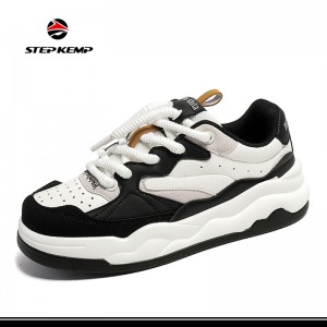 Comfortable Thick Bottom Height Increasing Sports Casual Skateboard Shoes