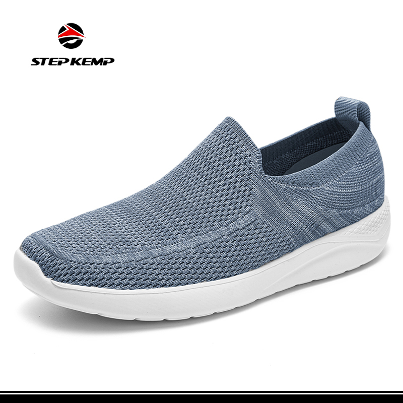 Men Flyknit Sneakers Sports Comfortable Running Walking Shoes