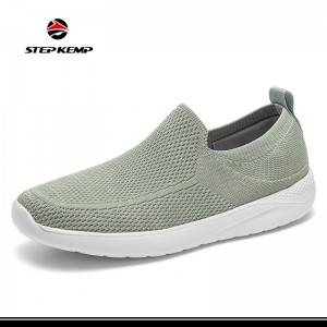 Men Flyknit Sneakers Sports Comfortable Running Walking Shoes