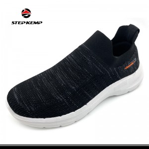 Breathable Flyknit Upper Gym Sports Walking Running Shoes
