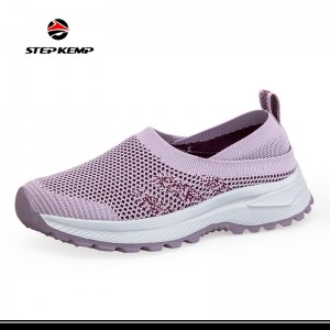 Single Mesh Hollow Flyknit Boys and Girls Breathable Lightweight Soft Sole Trainers Shoes