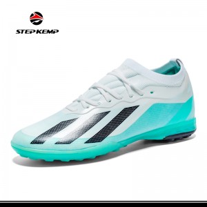 Novu Design Flyknit Inventory o Custom TPU Rb Outsole Soccer Football Shoes