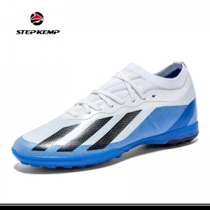 Nuevo diseño Flyknit Inventario o zapatos de fútbol personalizados con suela Rb de TPU
