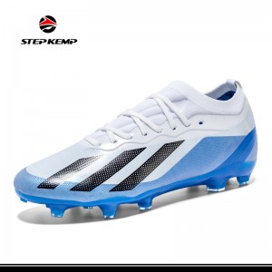 New Design Flyknit Inventory or Customized TPU Rb Outsole Soccer Football Shoes